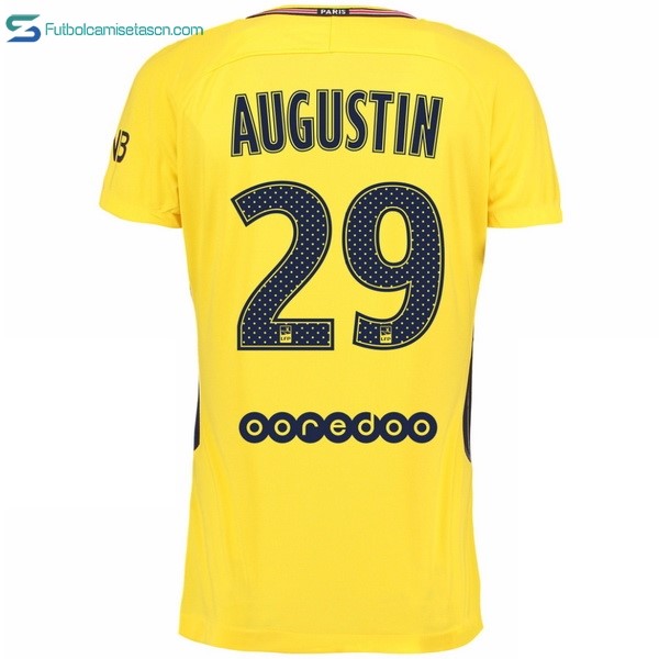 Camiseta Paris Saint Germain 2ª Augustin 2017/18